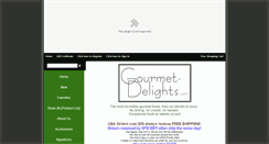 Desktop Screenshot of gourmet-delights.com